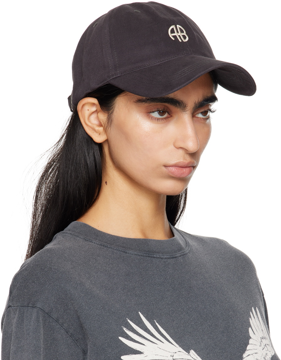 【関税込み】Baseball cap - Anine Bing - Cotton - Black ANINE BING Jeremy Baseball Cap | TNT - The New Trend | Shop