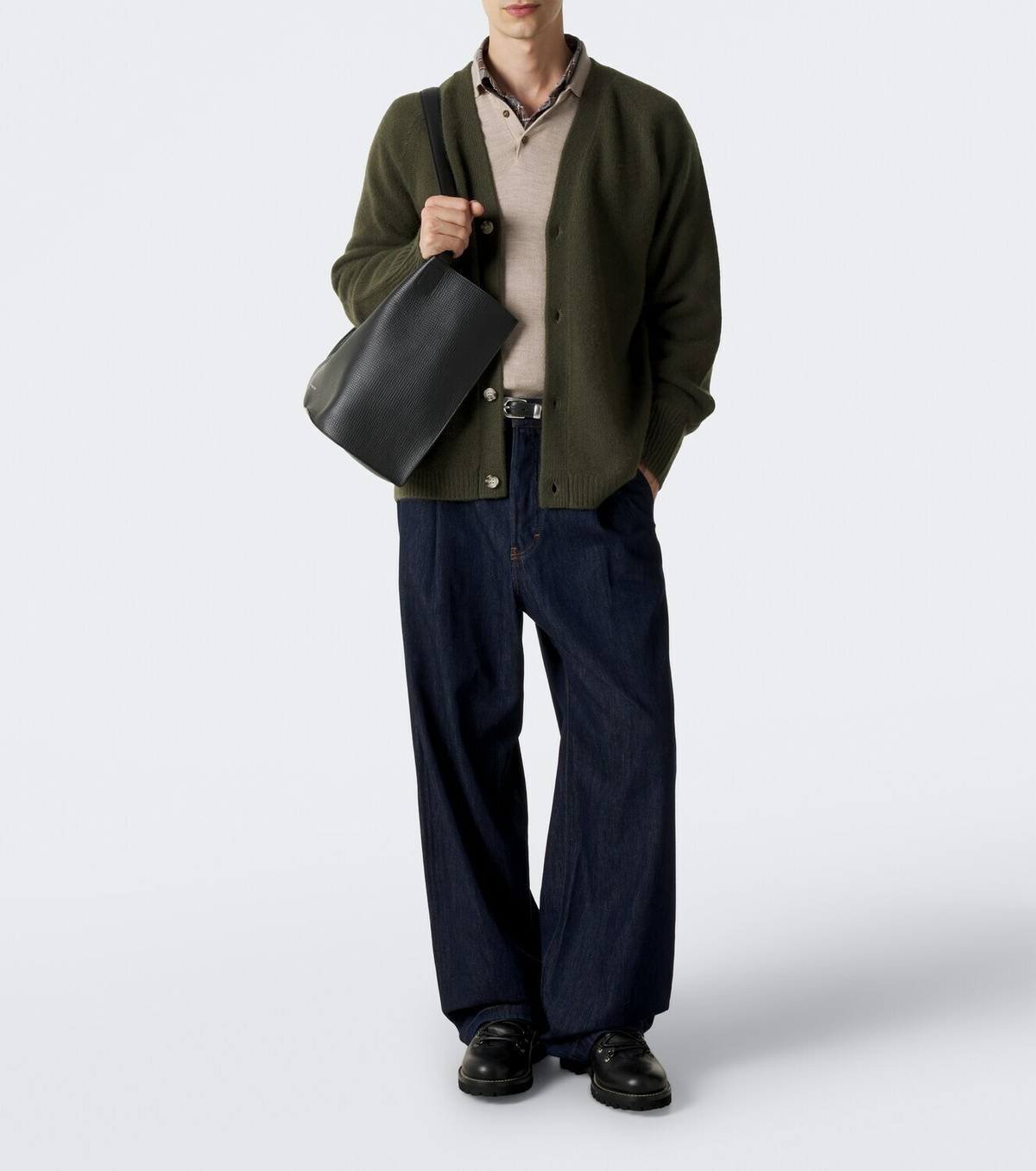 Arch4 Mr Sage cashmere cardigan