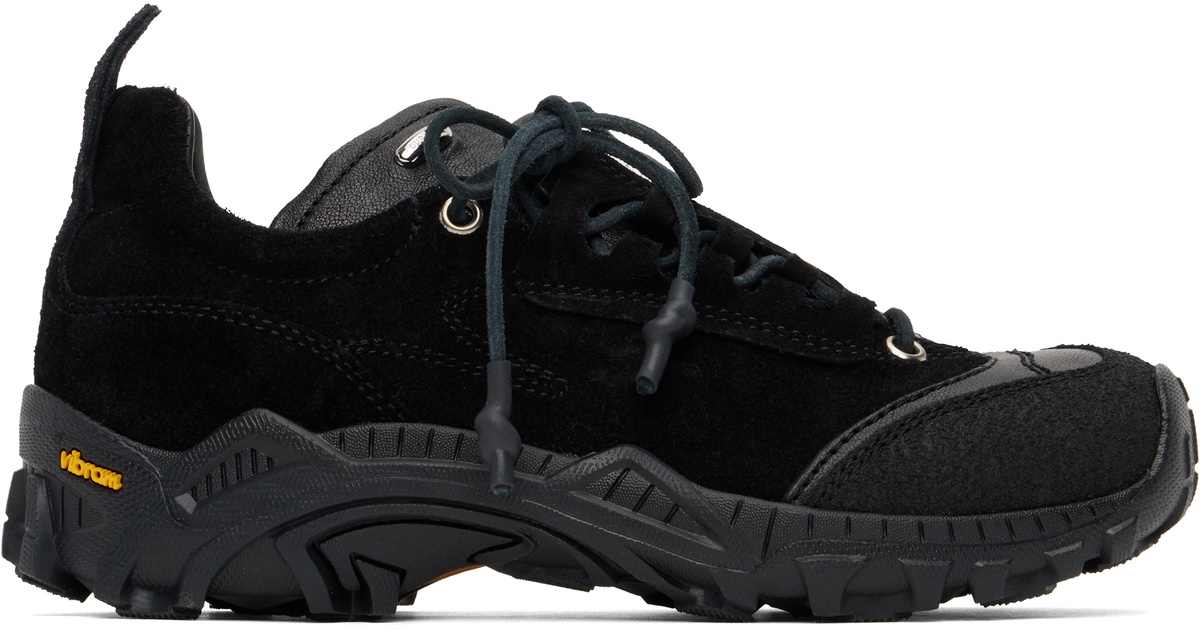 Our Legacy Women's Gabe Sneakers in Stealth Black Leather