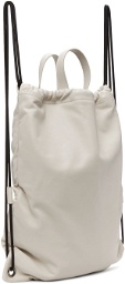 Maison Margiela Off-White Glam Slam Drawstring Backpack