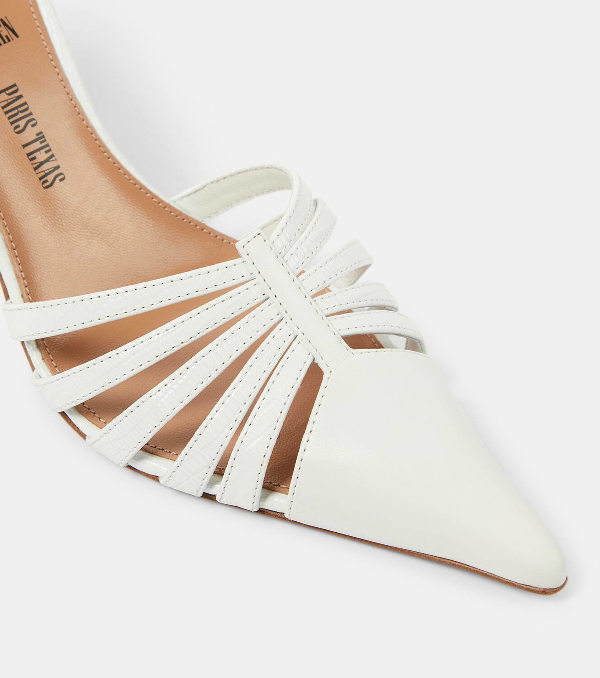 Paris Texas Nadia 85 cutout leather mules Paris Texas Paris Texas Nadia 85 cutout leather mules Paris Texas
