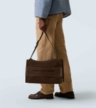 JW Anderson Loafer suede shoulder bag