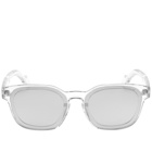 Moncler Men's ML0086 Sunglasses in Crystal/Mirror