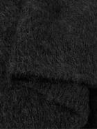 Auralee - Brushed Mohair and Wool-Blend Sweater - Black