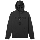 Balmain Side Zip Logo Hoody