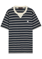 Wales Bonner Song Striped Fine-knit Wool-blend T-shirt Multicoloured 1