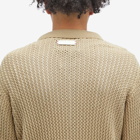 Fucking Awesome Men's Encyclopedia Knit Cardigan in Brown