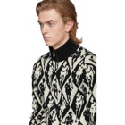 Stefan Cooke Black and White Knit Cardigan