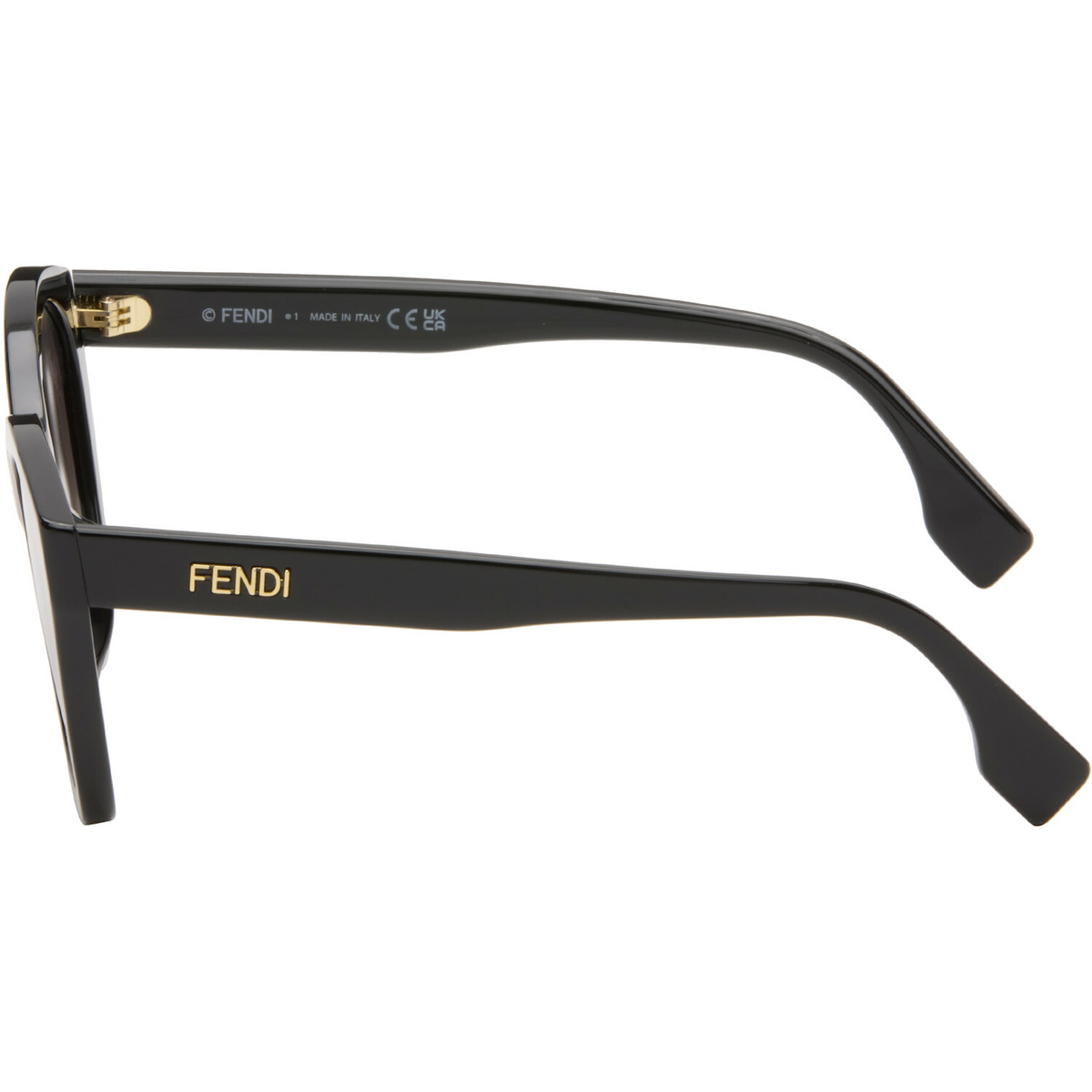 Fendi Black Lettering Sunglasses
