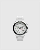 Timex Q Timex 3 Time Zone Chronograph White - Mens - Watches