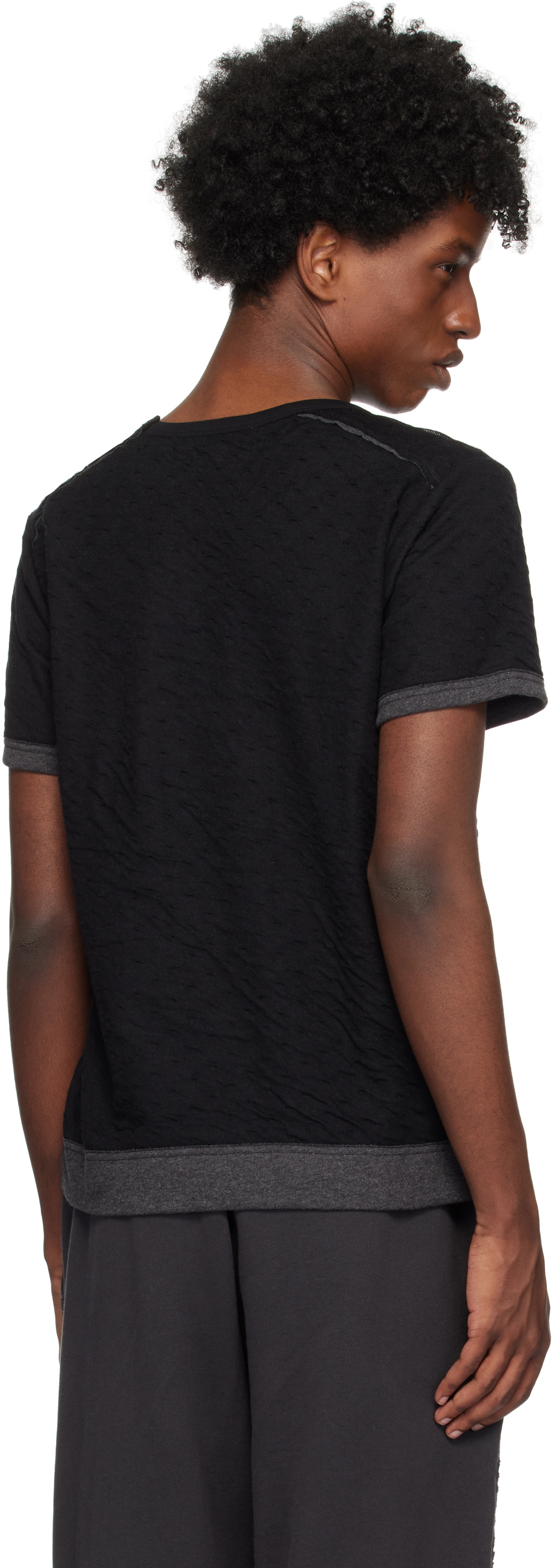 AFFXWRKS Black & Gray Reversible T-shirt