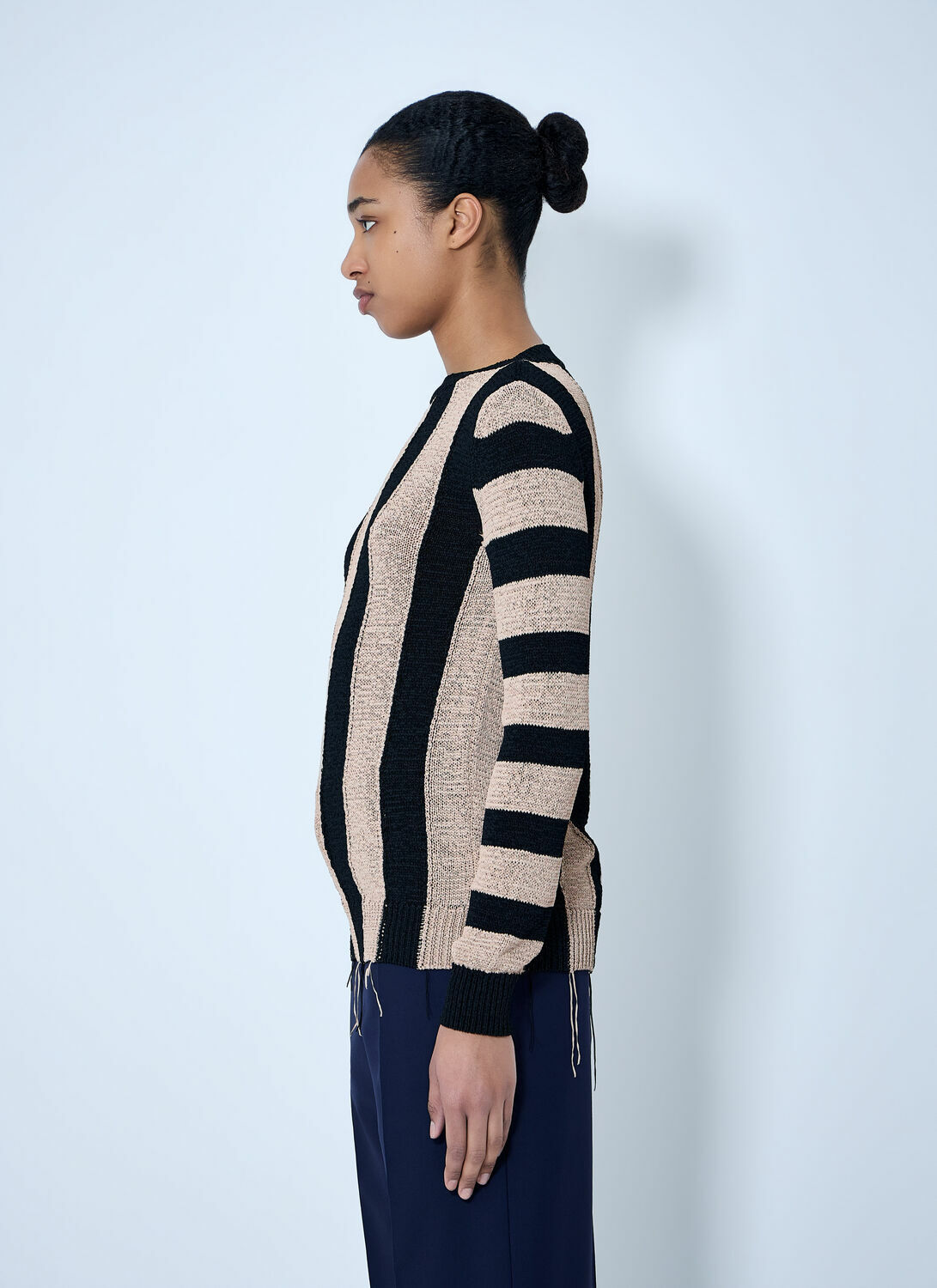 Dries Van Noten Striped Knit Sweater