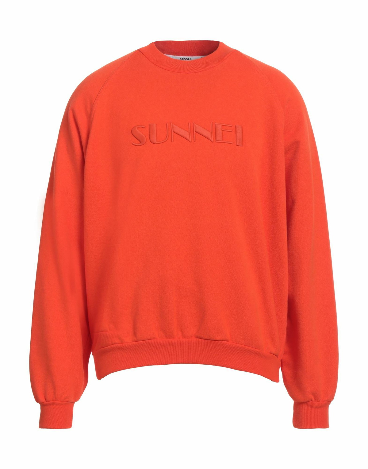 Sunnei Mens Sweatshirt in Orange