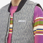 Alltimers Men's Best Quilted Canvas Vest in Charcoal Grey