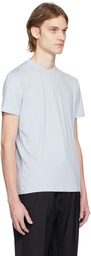 TOM FORD Blue Embroidered T-Shirt