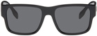Burberry Black Logo Detail Square Frame Sunglasses