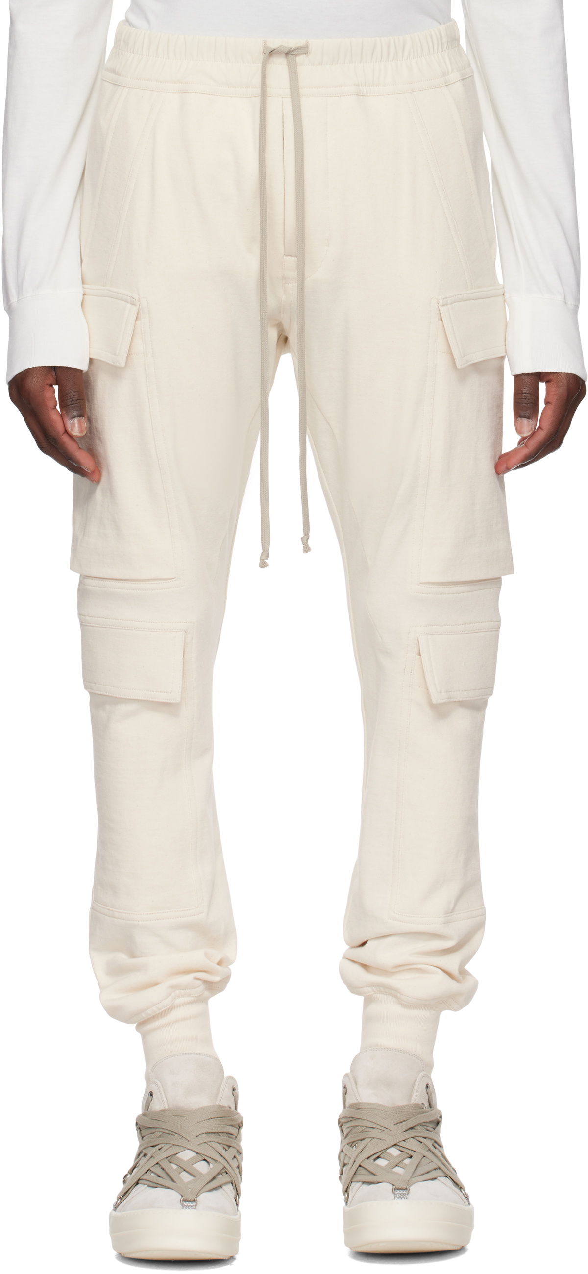 Rick Owens Off-White Hollywood Mastodon Mega Cargo Pants Rick Owens