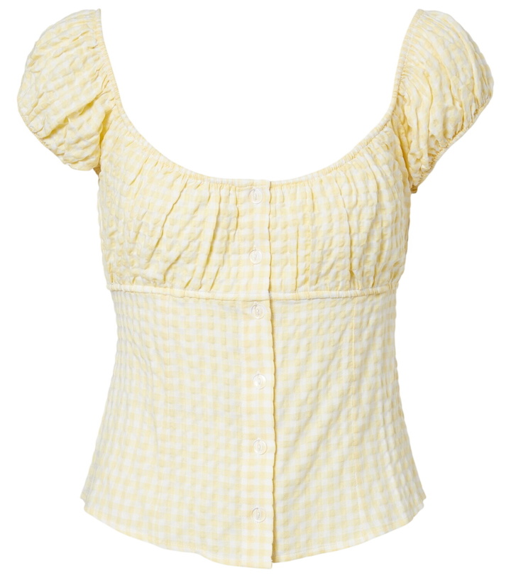 Photo: Montce Millie gingham top
