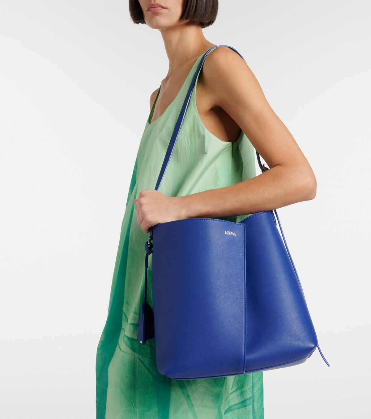 Loewe Bilbao Medium leather bucket bag