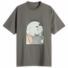 Snow Peak Men's Camping Graphic T-Shirt in Grey