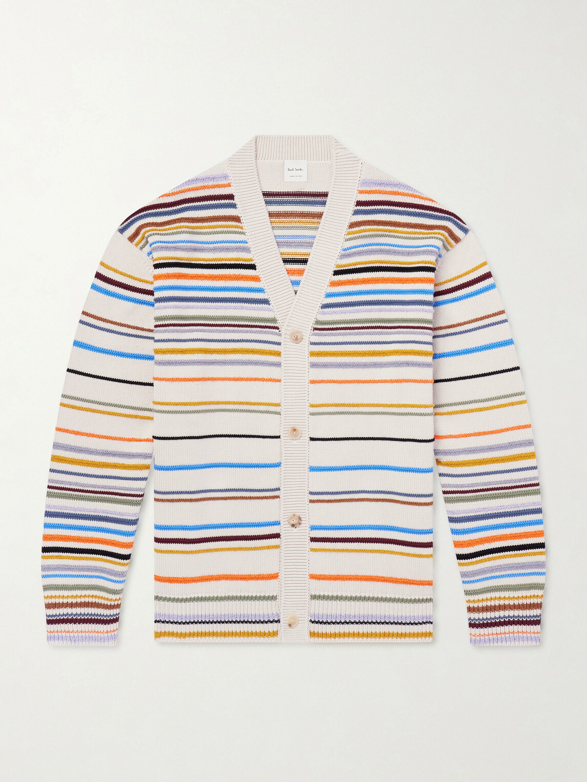 Paul Smith - Striped Cotton-Blend Cardigan - Multi