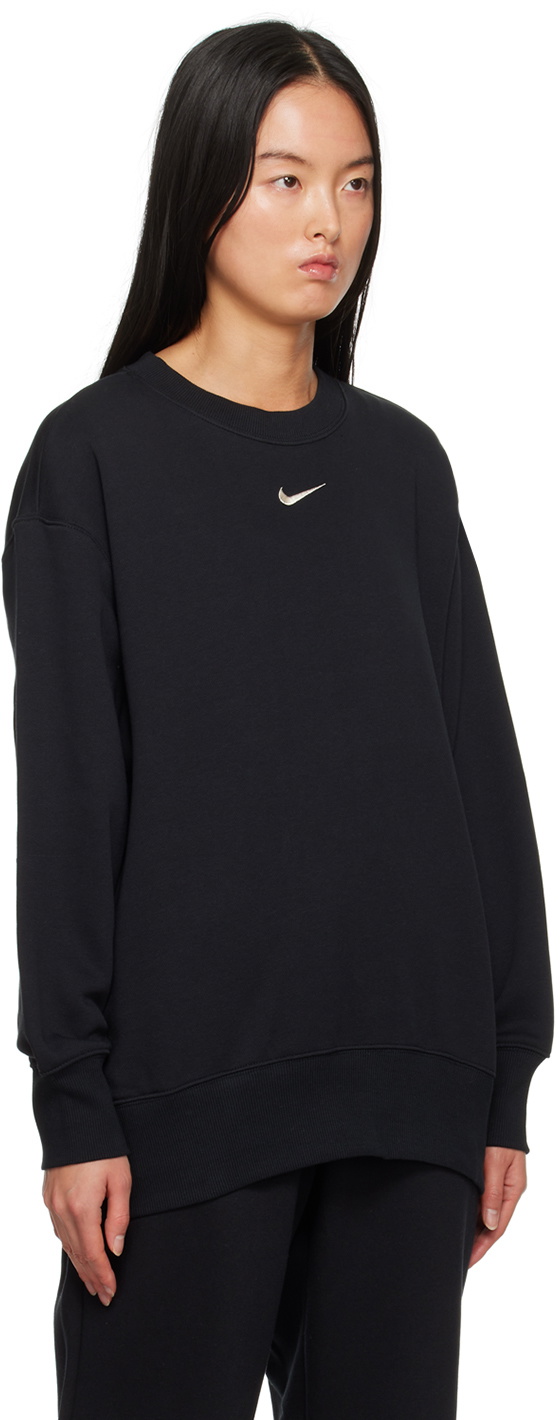 black nike crew neck womens
