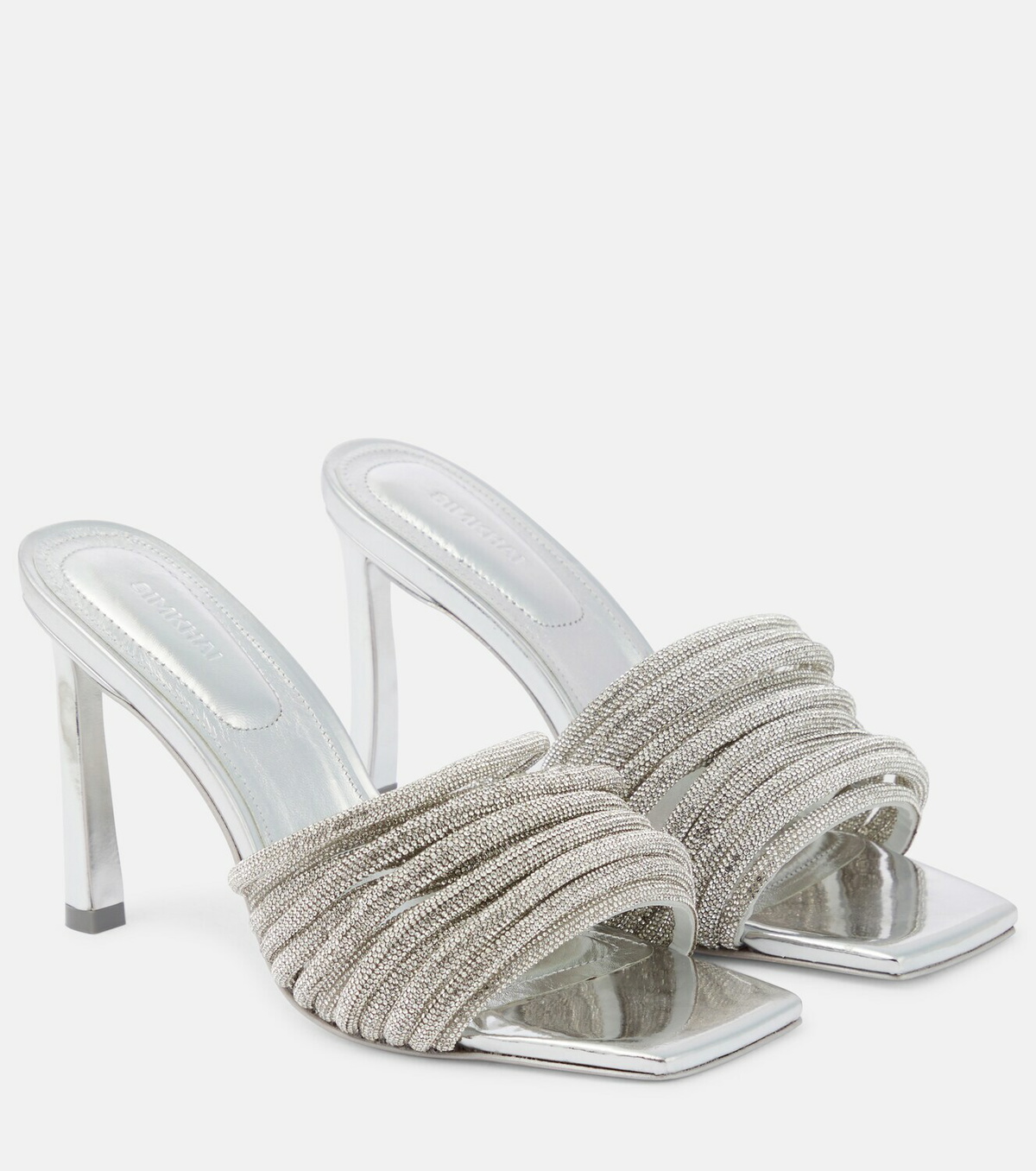 Simkhai Lena crystal-embellished mules