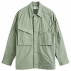 Wood Wood Men's Panda Overshirt in Seaweed