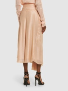 VICTORIA BECKHAM - Cami Flower Detail Midi Skirt