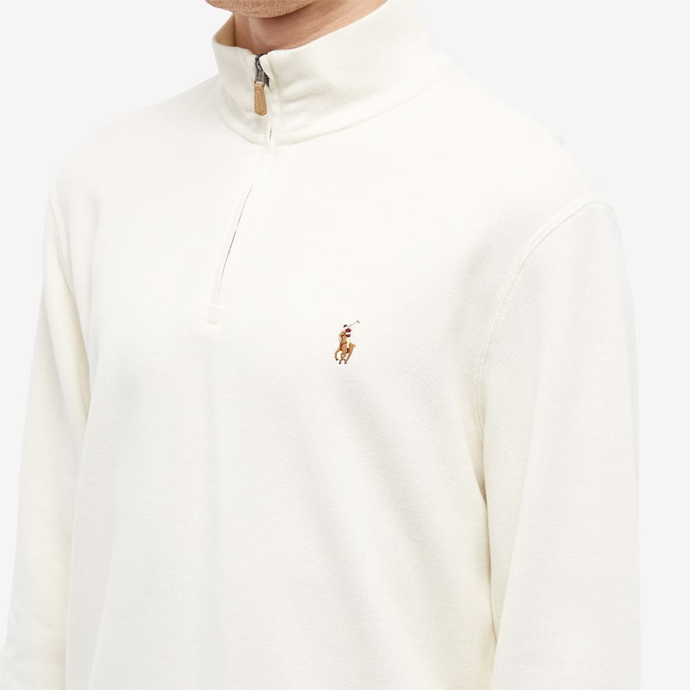 Ralph lauren cream online quarter zip