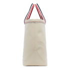 Thom Browne Off-White Medium Tool Tote