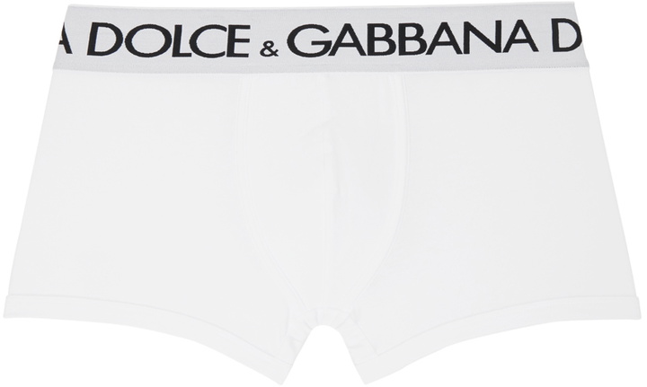 Photo: Dolce&Gabbana White Logo Boxers