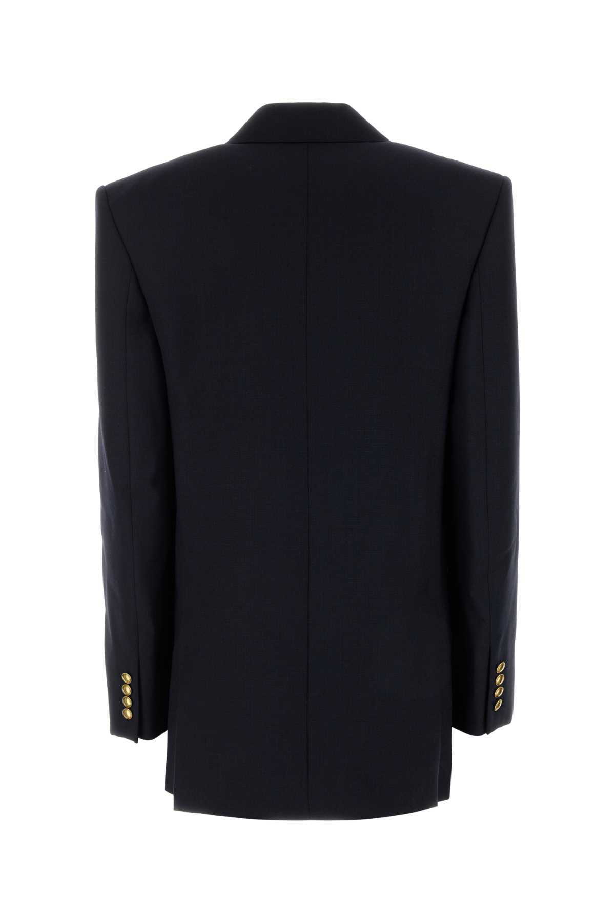 ジャケット Saint Laurent Dark Blue Wool Blazer Saint Laurent Dark Blue Wool Blazer Saint Laurent