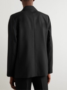 Séfr - Hamra Double-Breasted Twill Blazer - Black