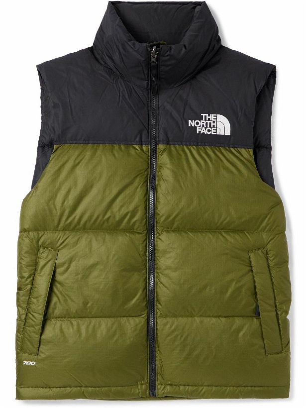 Photo: The North Face - 1996 Retro Nuptse Quilted Shell Hooded Down Gilet - Green