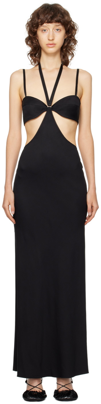 Anna October Black Adele Maxi Dress