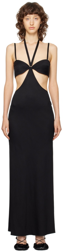 Photo: Anna October Black Adele Maxi Dress