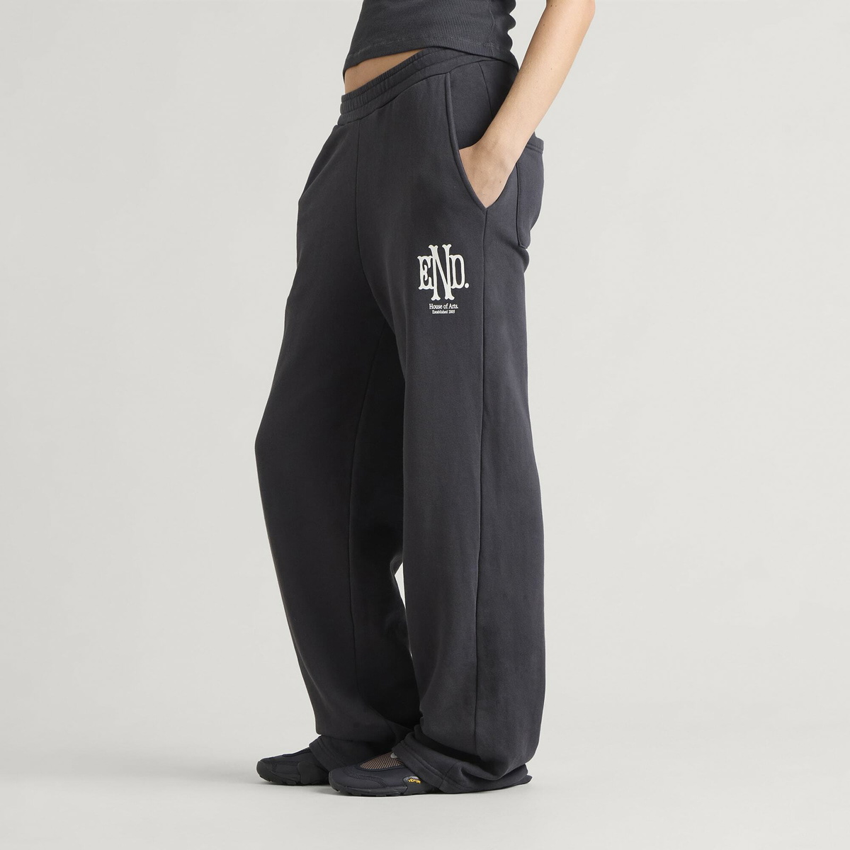 END. Mono Sweatpant in Cinder Black
