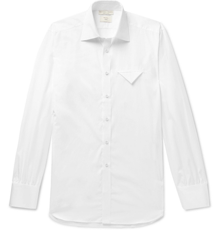 Photo: Bottega Veneta - Cotton-Poplin Shirt - White