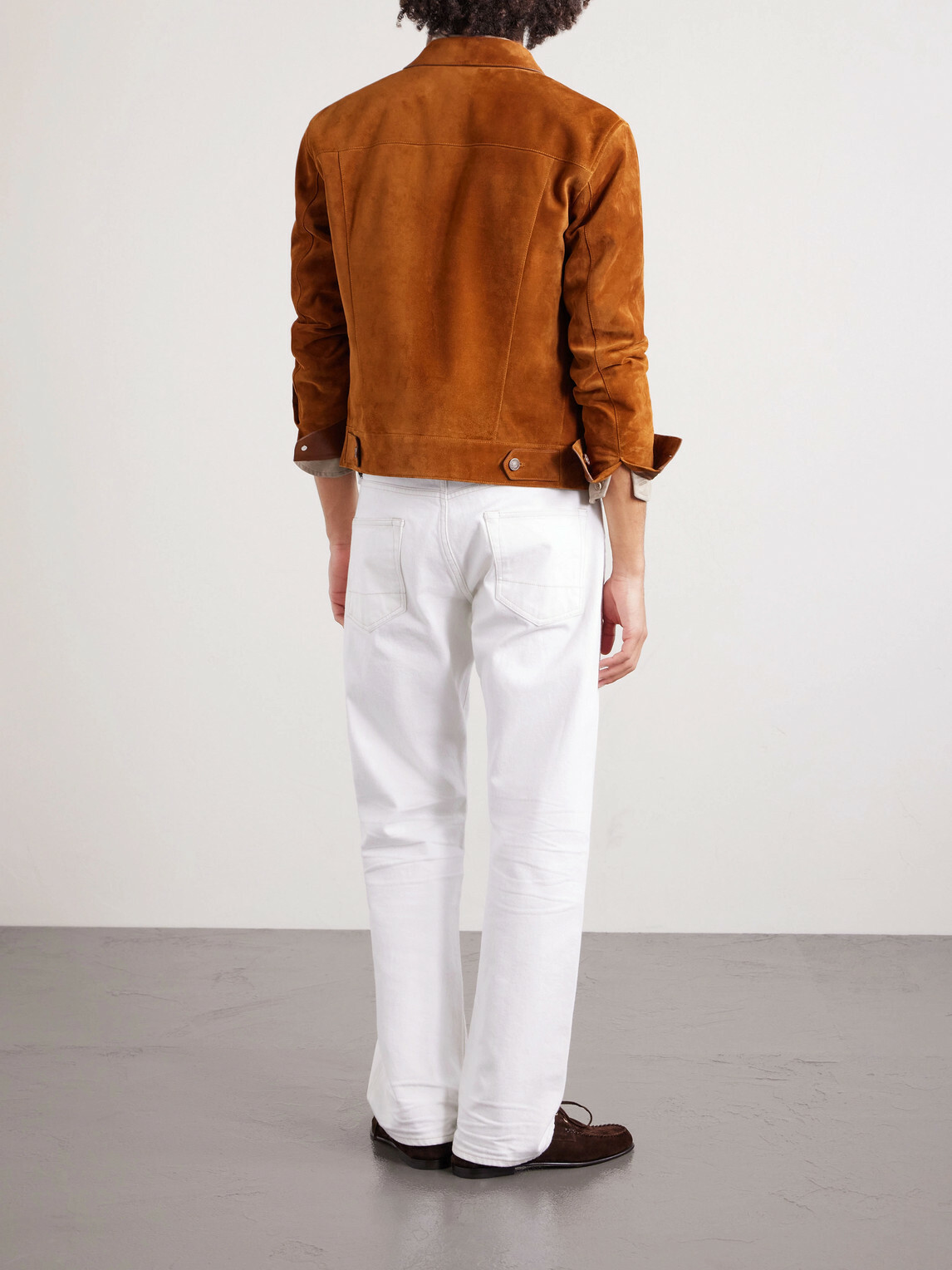TOM FORD - Straight-Leg Selvedge Jeans - White