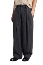 Ziggy Chen Pants In Blue Linen