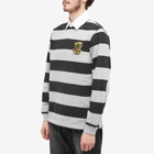 Billionaire Boys Club Men's Striped Rugby Polo Shirt in Black