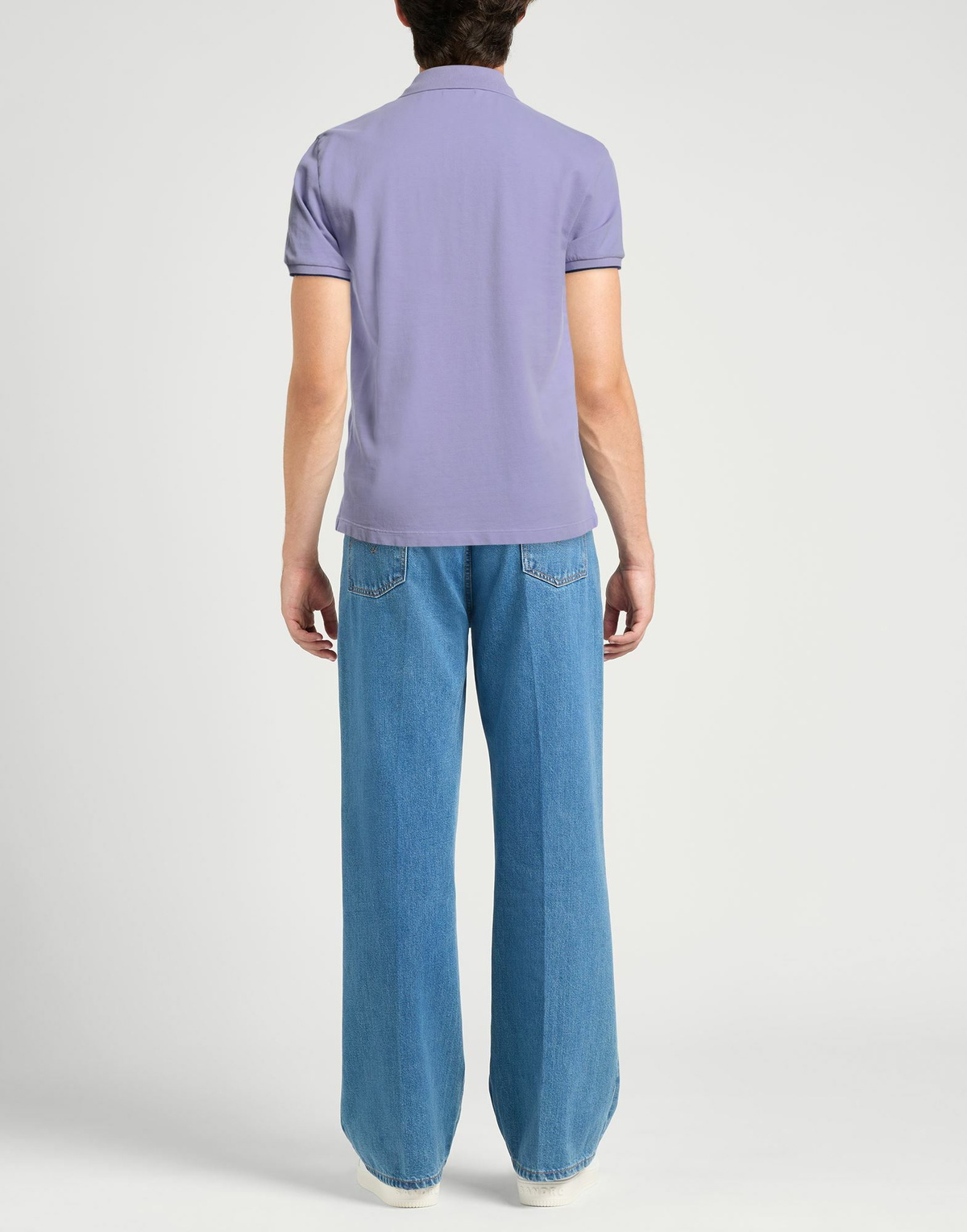 Jacob Cohёn Mens Polo shirt Lilac