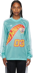 adidas Originals Blue Sean Wotherspoon & Hot Wheels Edition Long Sleeve T-Shirt