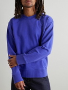 Folk - Anniversary Organic Cotton-Jersey Sweatshirt - Blue
