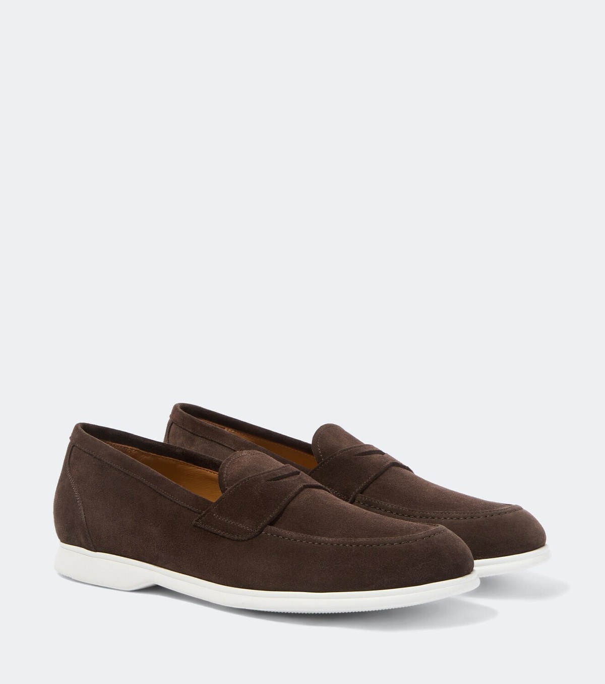 Kiton Suede penny loafers