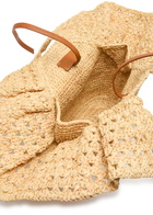 Zimmermann Ruffled Raffia Bucket bag - Natural - One Size