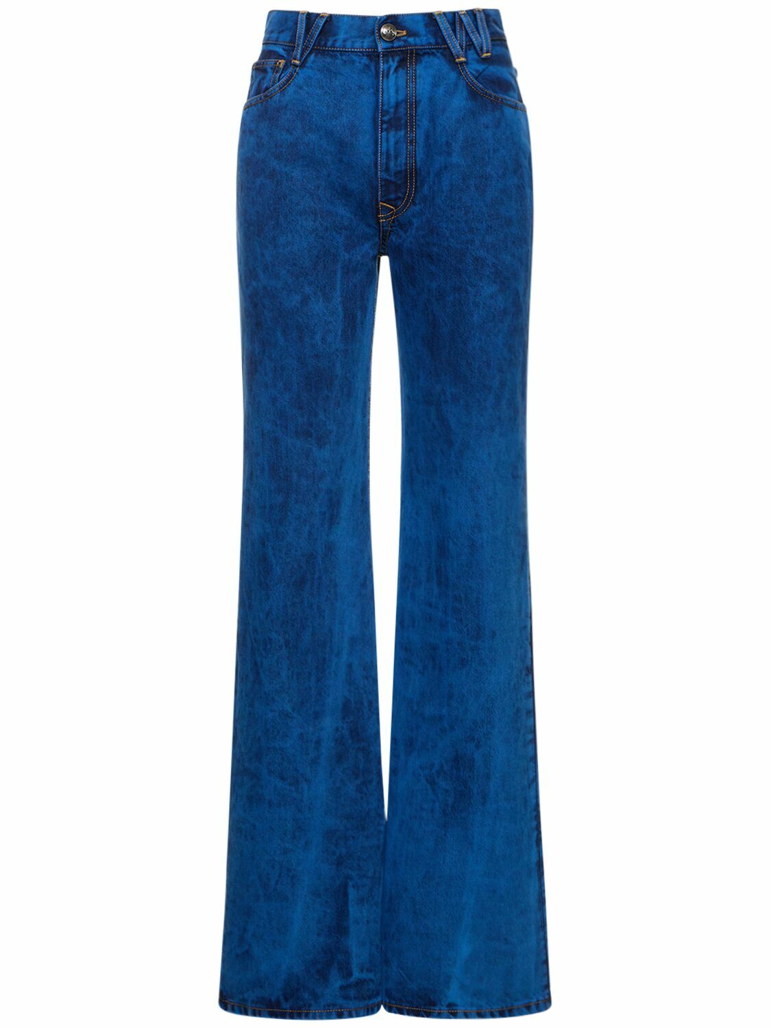 パンツ 00's Vivienne Westwood flare denim VIVIENNE WESTWOOD - Ray Denim High Waist Flared Wide Jeans