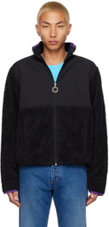 AMI Paris Black Ami De Coeur Jacket