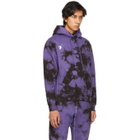 Psychworld Purple and Black Tie-Dye Logo Hoodie
